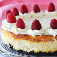 White Chocolate Raspberry Cheesecake Recipe | Allrecipes