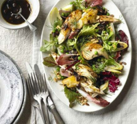 Warm chicken & chicory salad recipe | BBC Good Food