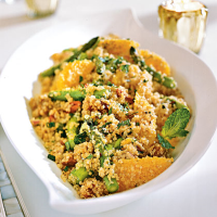 Quinoa Salad with Asparagus, Dates, and Orange Recipe | MyRecipes