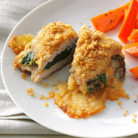 Spinach & Gouda Stuffed Pork Cutlets Recipe: How to Make It