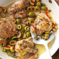 Skillet Chicken with Olives Recipe: How to Make It
