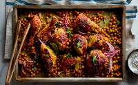 Sheet-Pan Chicken With Chickpeas, Cumin and Turmeric Recipe ...