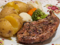 Chargrilled Lamb Steaks With Garlic and Rosemary Recipe - Food ...