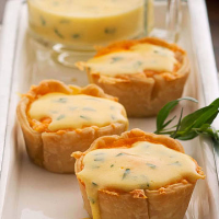 Mini Egg Pastries with Bearnaise Sauce | Midwest Living