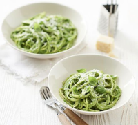 Secret green sauce spaghetti recipe | BBC Good Food