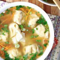Easy Wonton Soup — Let's Dish Recipes