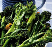 Purple sprouting broccoli with garlic & sesame recipe | BBC Good ...