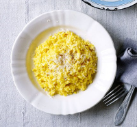 Saffron risotto recipe | BBC Good Food