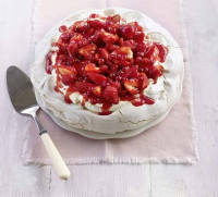 Strawberry Pavlova recipe | BBC Good Food