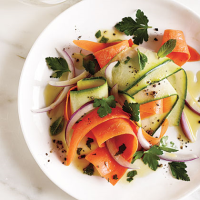 Shaved Carrot and Zucchini Salad Recipe | MyRecipes