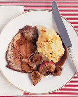 Roast Beef with Caramelized Shallots Recipe | Martha Stewart