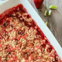 Strawberry Rhubarb Dessert - An Affair from the Heart