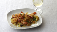 Sweet and Spicy Grilled Shrimp with Smoky Cheddar Grits ...