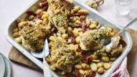 Nadiya's haddock traybake recipe - BBC Food
