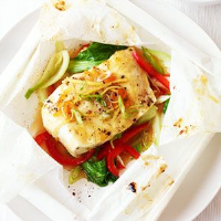 Orange and Ginger Halibut in Parchment – Fish Recipes