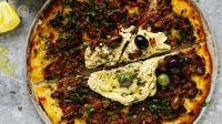 Lahmacun (lamb pizza) with hummus Recipe | Good Food