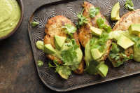 Best Chicken Cutlets with Avocado-Poblano Sauce Recipe - How to ...
