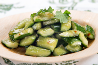 Chinese Smashed Cucumbers With Sesame Oil and Garlic Recipe ...