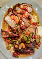 Grilled Swordfish With Tomatoes Recipe | Bon Appétit