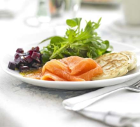 Smoked salmon & easy blinis recipe | BBC Good Food