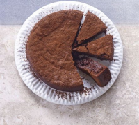 Sunken drunken chocolate cake recipe | BBC Good Food