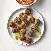 Grilled Mexican-Spiced Meatballs with Fresh Salsa | Recipes | WW ...