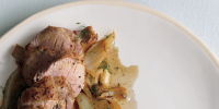 Fennel-Rubbed Pork Tenderloin with Roasted Fennel Wedges Recipe