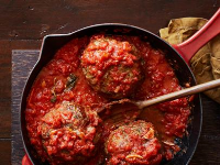 Jumbo Cheesy Italian Meatballs Recipe | Food Network Kitchen ...