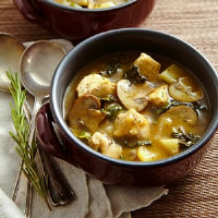 Chicken Stew with Turnips & Mushrooms