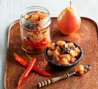 Spiced pear chutney recipe | BBC Good Food