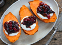 Sweet Potatoes With Cranberry Chutney Recipe - NYT Cooking