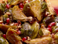 Roasted Brussels Sprouts with Pomegranates and Vanilla-Pecan ...