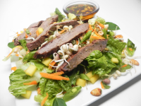 Flank Steak on Thai Mango Salad Recipe | Allrecipes