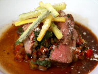 Hay-Roasted Leg of Lamb with Ratatouille and Parmesan Zucchini ...