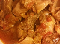 Crock Pot Cabrito en Salsa (Goat in Sauce) | Just A Pinch Recipes