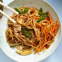 Classic Sesame Noodles with Chicken Recipe | EatingWell