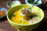 Thai Rice Soup With Pork-Cilantro Meatballs Recipe - NYT Cooking