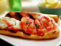Hot Lobster Roll with Lemon-Tarragon Butter Recipe | Bobby Flay ...