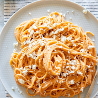 Espagueti Rojo (creamy spaghetti with tomato) - Maricruz Avalos ...