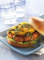 Salmon Burgers with Citrus Herb Sauce | Seafood Recipes | Weber ...