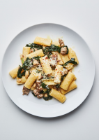 Rigatoni with Sausage, Beans, and Greens Recipe | Bon Appétit