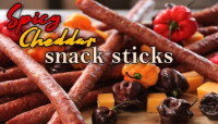 Spicy Cheddar Snack Sticks – 2 Guys & A Cooler