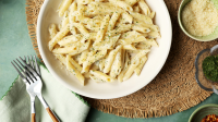 Creamy Garlic Penne Pasta Recipe - Food.com