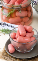 Pickled Sausage Recipe l ® {100krecipes}