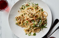 Midnight Pasta With Garlic, Anchovy, Capers and Red Pepper Recipe