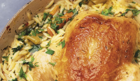 Nigella Lawson's Chicken in a Pot with Lemon and Orzo