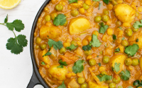 New Potato and Pea Curry With Yellow Split Peas [Vegan, Gluten ...