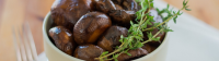 Sous Vide Balsamic Mushrooms with Garlic and Herbs