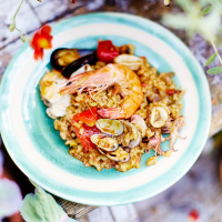 Seafood paella | Seafood recipes | Jamie magazine recipes