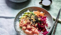 Nadiya Hussain's Black Pepper Poke Salmon Bowl | BBC Time to Eat